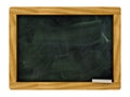 Isolated black board