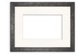 Isolated black picture frame Royalty Free Stock Photo