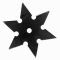 Isolated black shuriken