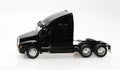 Isolated black truck