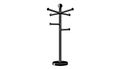 Isolated Black And White Illustration Of A Coat Rack On White Background Royalty Free Stock Photo