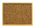 Isolated blank corkboard Royalty Free Stock Photo