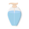 Isolated blue fragance spa vector illustration Royalty Free Stock Photo