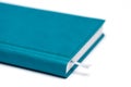 Isolated blue notebook