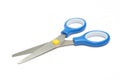 Isolated blue scissors Royalty Free Stock Photo