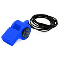 Blue Compass Whistle Royalty Free Stock Photo