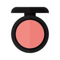 Isolated blush colored fashion icon Vector Royalty Free Stock Photo