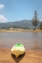 Isolated boat for lake adventure Royalty Free Stock Photo