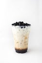 Isolated boba milk tea Royalty Free Stock Photo