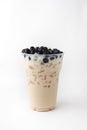 Isolated boba milk tea Royalty Free Stock Photo