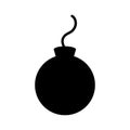 Isolated bomb icon
