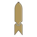 Isolated bomb icon