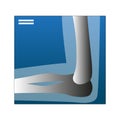 Isolated bone scan icon