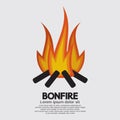 Isolated Bonfire Graphic