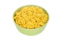 Isolated bowl macaroni and cheese