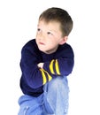 Isolated boy #2 Royalty Free Stock Photo