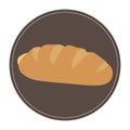 Isolated bread icon