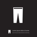 Isolated Breeches Icon. Pants Vector Element Can Be Used For Pants, Trousers, Breeches Design Concept.