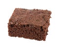 Isolated brownie Royalty Free Stock Photo