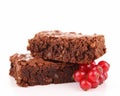 Isolated brownie Royalty Free Stock Photo