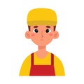 Isolated builder man icon