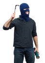 Isolated Burglar Royalty Free Stock Photo