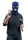 Isolated Burglar Royalty Free Stock Photo