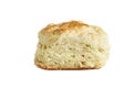 Isolated Buttermilk Southern Biscuit over White