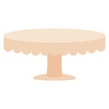 Isolated cake stand