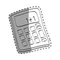 isolated Calculator draw
