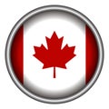 Isolated Canadian badge