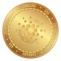Isolated Cardano coin icon