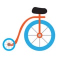 Isolated carnival bicycle icon