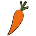 Isolated carrot icon Flat design Vector