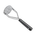 Isolated Cartoon Potato Masher