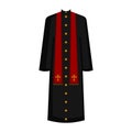 Isolated cassock image