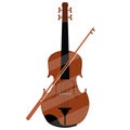 Isolated cello image