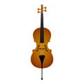 Isolated cello. Musical instrument