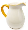 White water pitcher Royalty Free Stock Photo