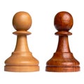 Isolated chess pawn