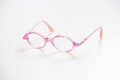 Isolated children glasses