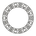 Isolated china circle vector design