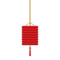 Isolated chinese lantern icon Flat design Vector Royalty Free Stock Photo