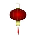 Isolated chinese lantern Royalty Free Stock Photo