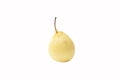 Isolated chinese pear asian pear, ya pear, korean fruit, nashi on the white backdrop Royalty Free Stock Photo