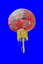 Isolated Chinese red paper lantern