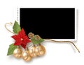 Isolated Christmas frame Royalty Free Stock Photo