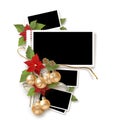 Isolated Christmas frame Royalty Free Stock Photo