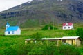 Isolated church in the east fjords region