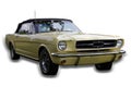 Isolated Classic Muscle Car Royalty Free Stock Photo